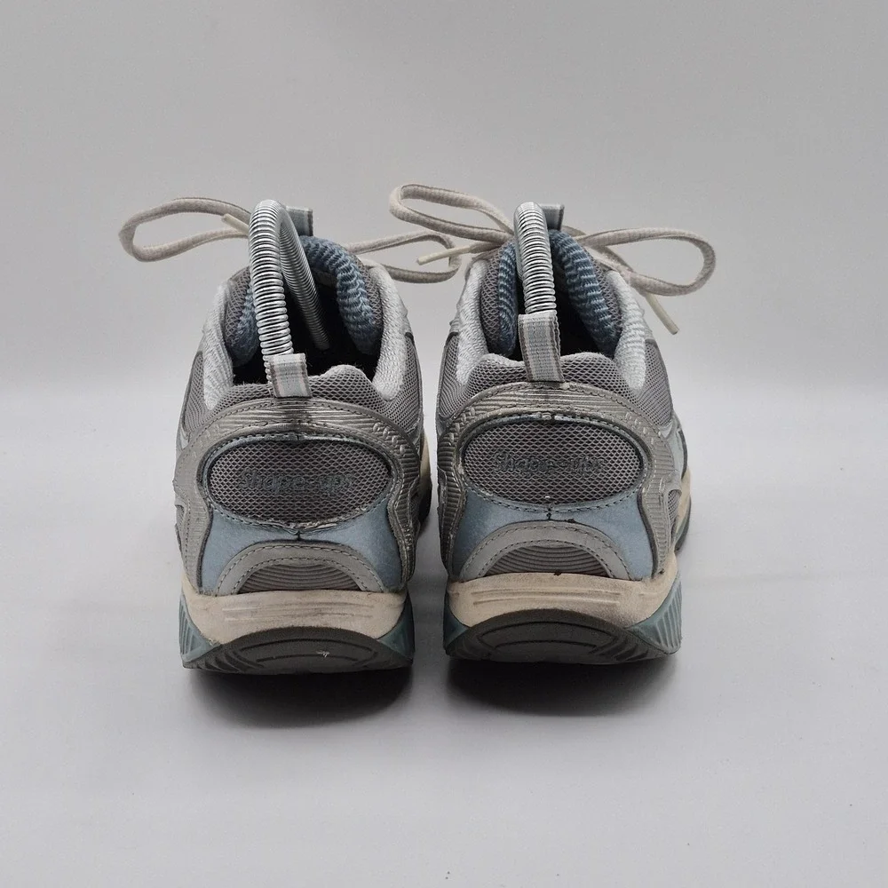 Skechers Shape-ups Shoes‎ Womens Size 8 Gray Leather Toning CN 12320 Sneakers